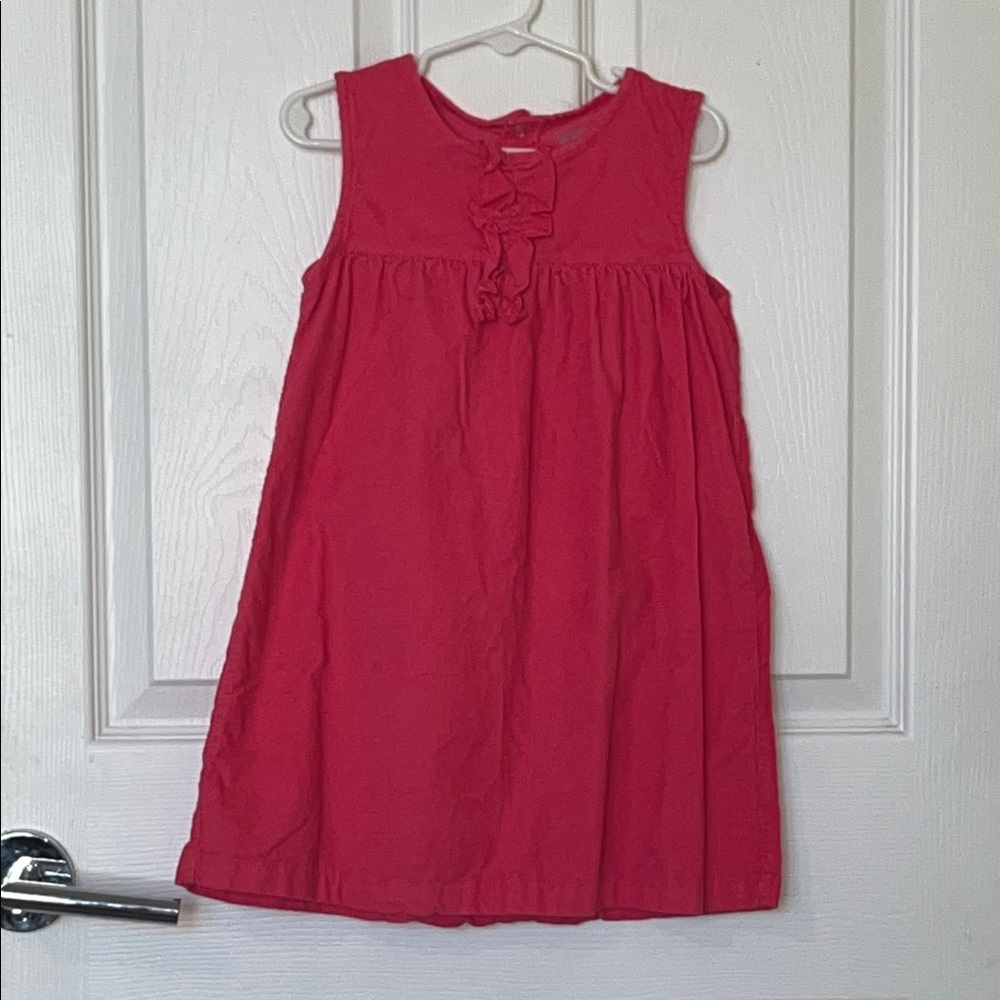 Carter’s Girls 4T Corduroy Sleeveless Dress, Pink, Cotton, Soft, Toddler